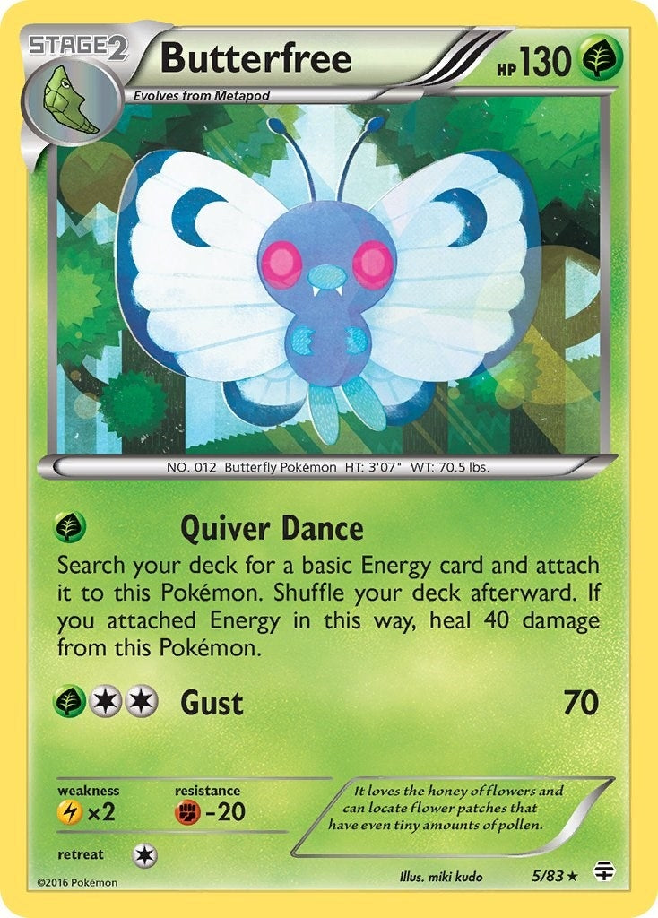 Image for Butterfree (5/83) [Generations] - Pokemon