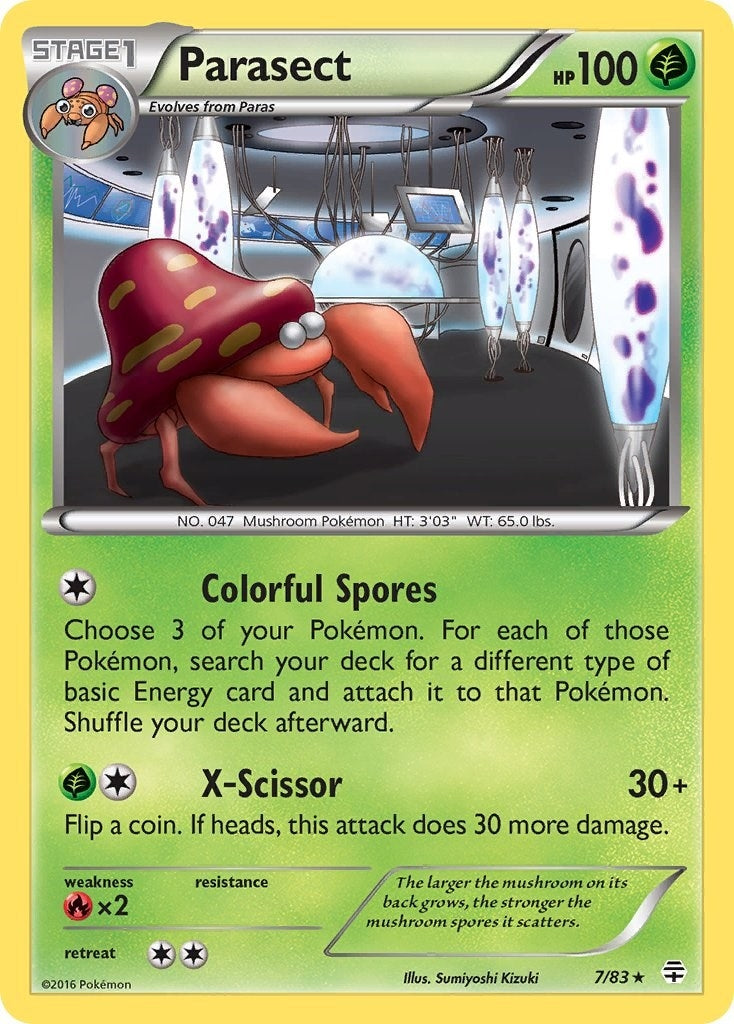 Image for Parasect (7/83) [Generations] - Pokemon