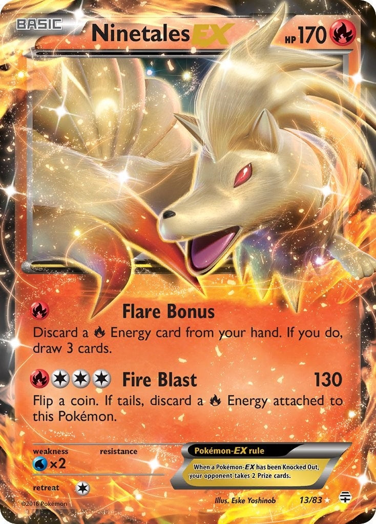 Image for Ninetales EX (13/83) [Generations] - Pokemon
