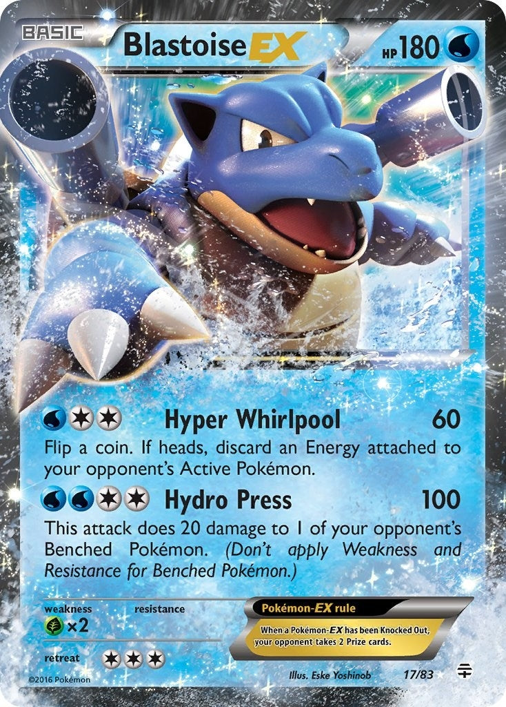 Image for Blastoise EX (17/83) [Generations] - Pokemon