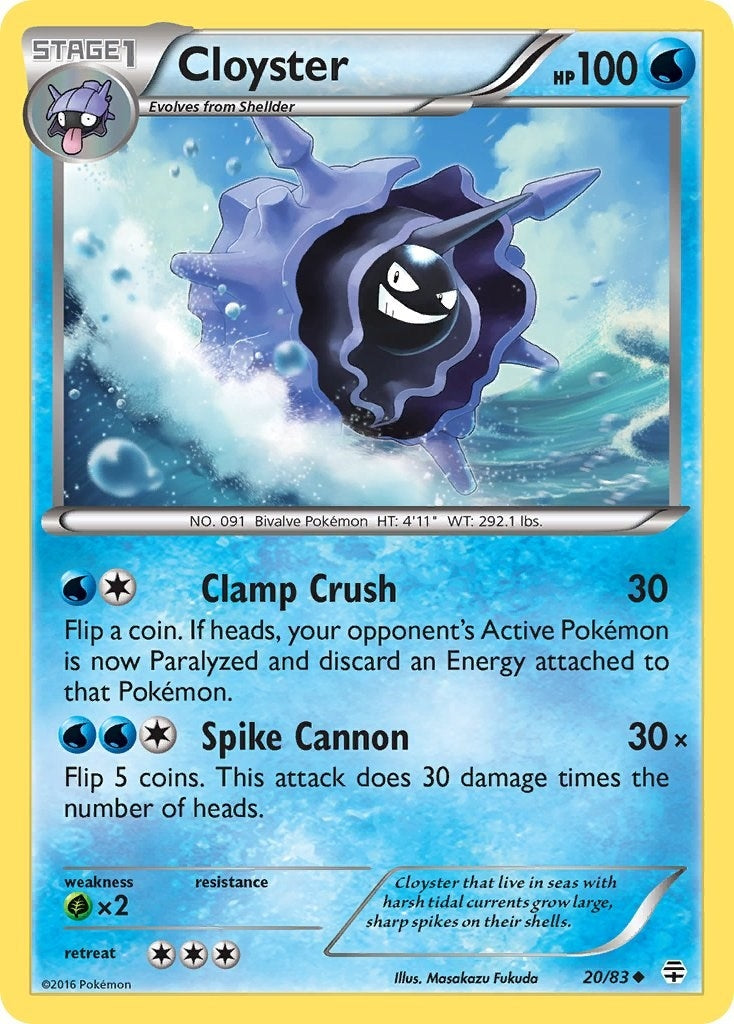 Image for Cloyster (20/83) [Generations] - Pokemon