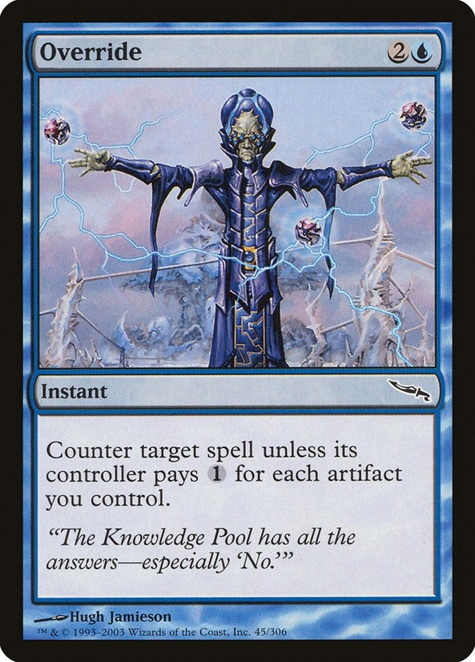 Image for Override (45) [Mirrodin] - Magic: The Gathering