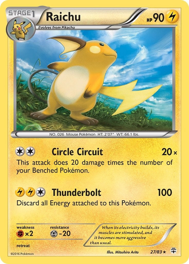 Image for Raichu (27/83) [Generations] - Pokemon