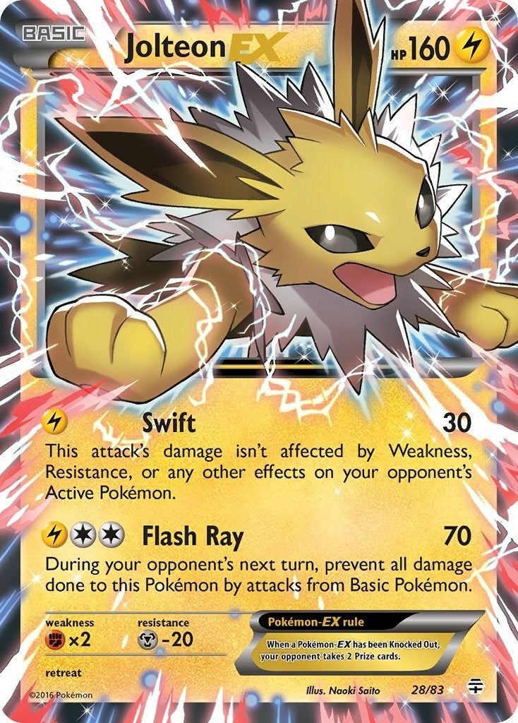Image for Jolteon EX (28/83) [Generations] - Pokemon