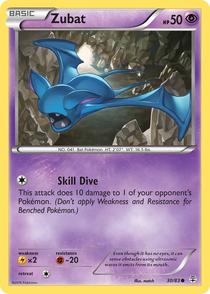 Image for Zubat (30/83) [Generations] - Pokemon