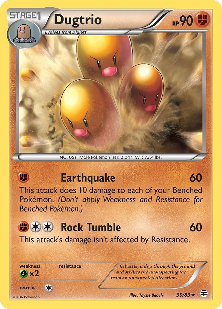 Image for Dugtrio (39/83) [Generations] - Pokemon