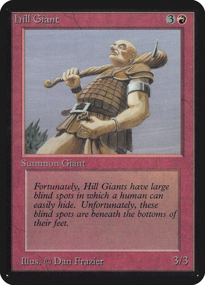 Image for Hill Giant [Alpha Edition] - Magic: The Gathering
