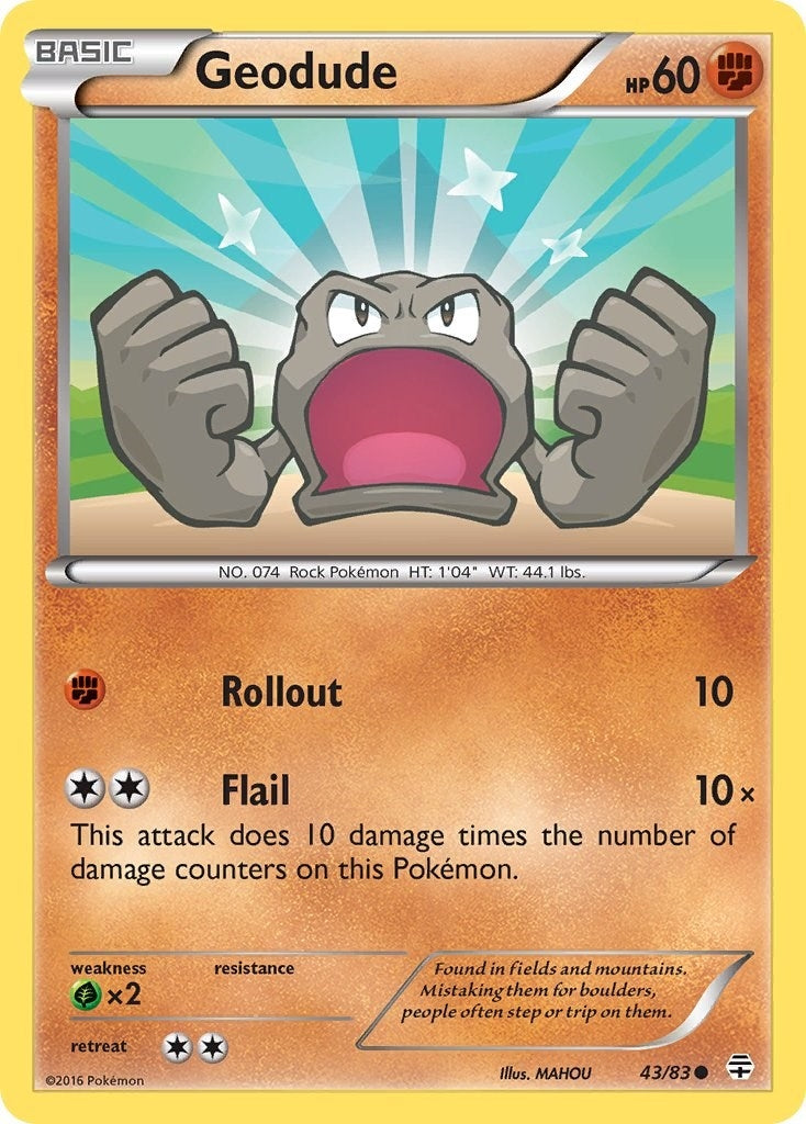 Image for Geodude (43/83) [Generations] - Pokemon