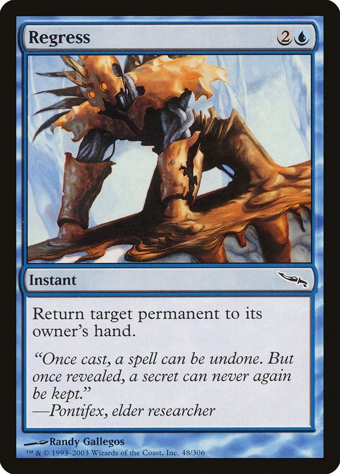 Image for Regress (48) [Mirrodin] - Magic: The Gathering