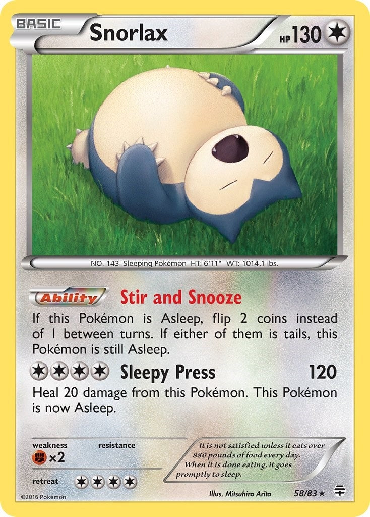 Image for Snorlax (58/83) [Generations] - Pokemon