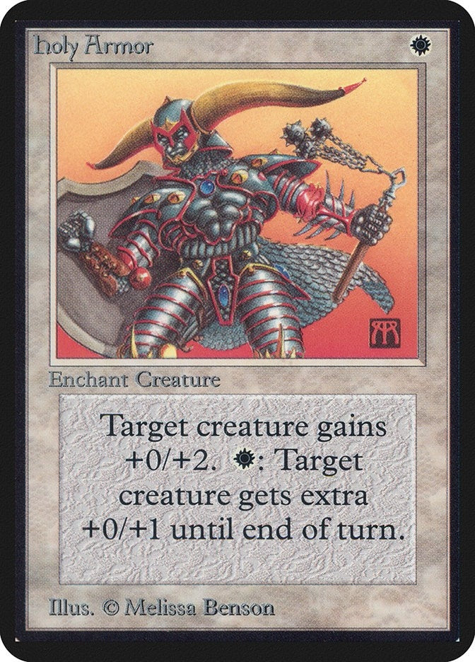 Image for Holy Armor [Alpha Edition] - Magic: The Gathering