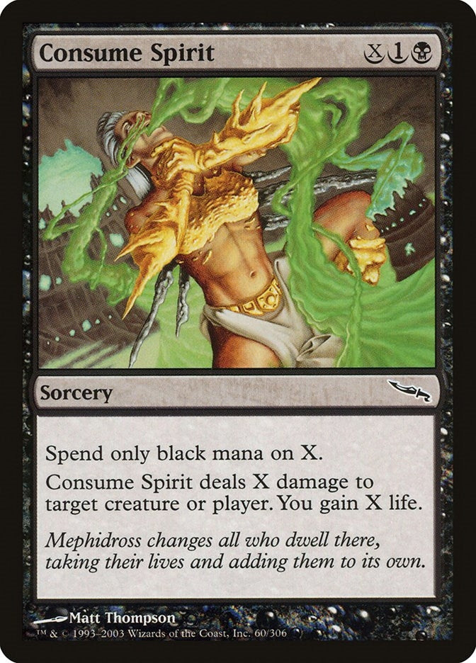 Image for Consume Spirit (60) [Mirrodin] - Magic: The Gathering