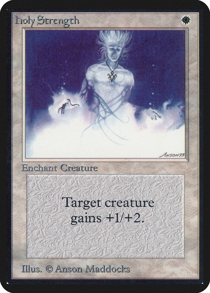 Image for Holy Strength [Alpha Edition] - Magic: The Gathering