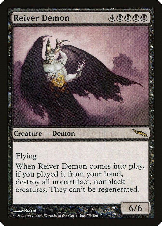 Image for Reiver Demon (75) [Mirrodin] - Magic: The Gathering