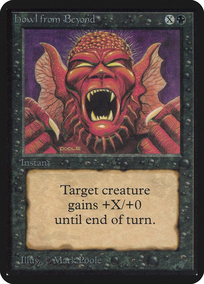 Image for Howl from Beyond [Alpha Edition] - Magic: The Gathering