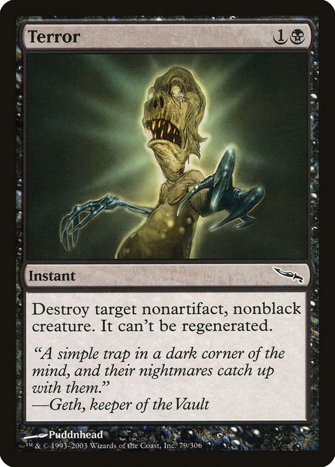 Image for Terror (79) [Mirrodin] - Magic: The Gathering