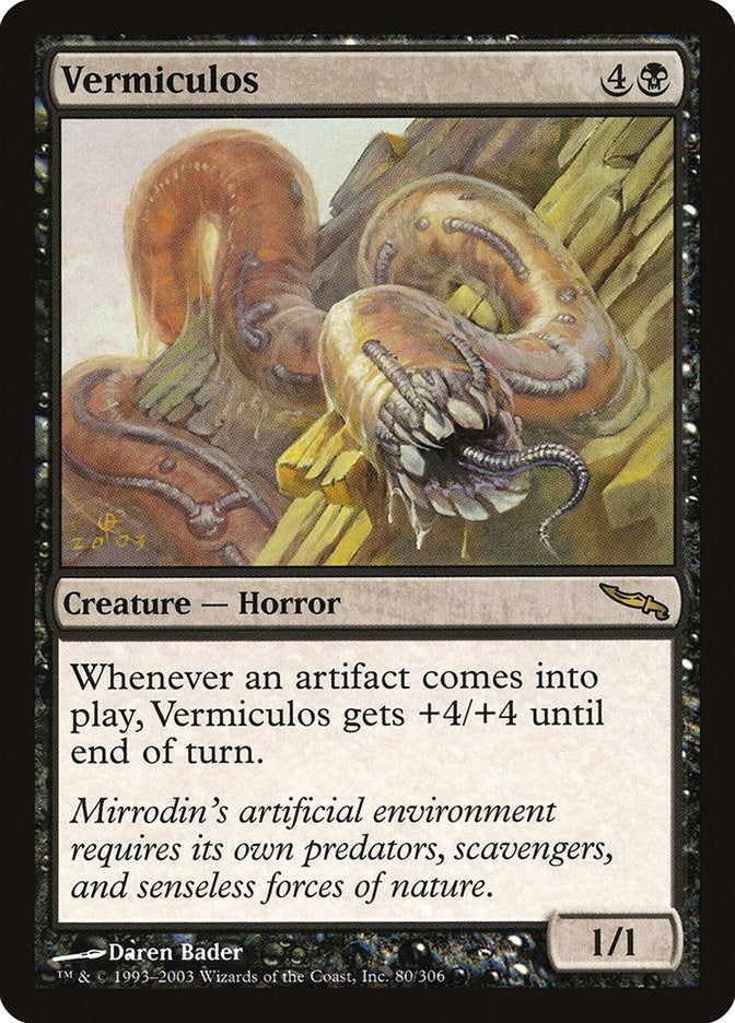 Image for Vermiculos (80) [Mirrodin] - Magic: The Gathering