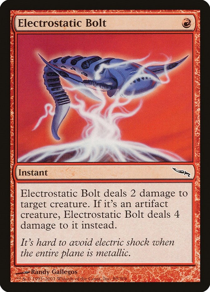 Image for Electrostatic Bolt (89) [Mirrodin] - Magic: The Gathering