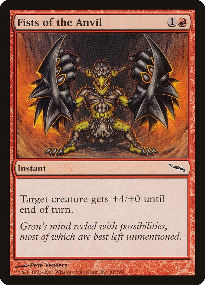 Image for Fists of the Anvil (91) [Mirrodin] - Magic: The Gathering