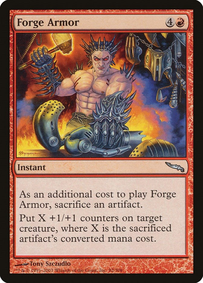Image for Forge Armor (92) [Mirrodin] - Magic: The Gathering