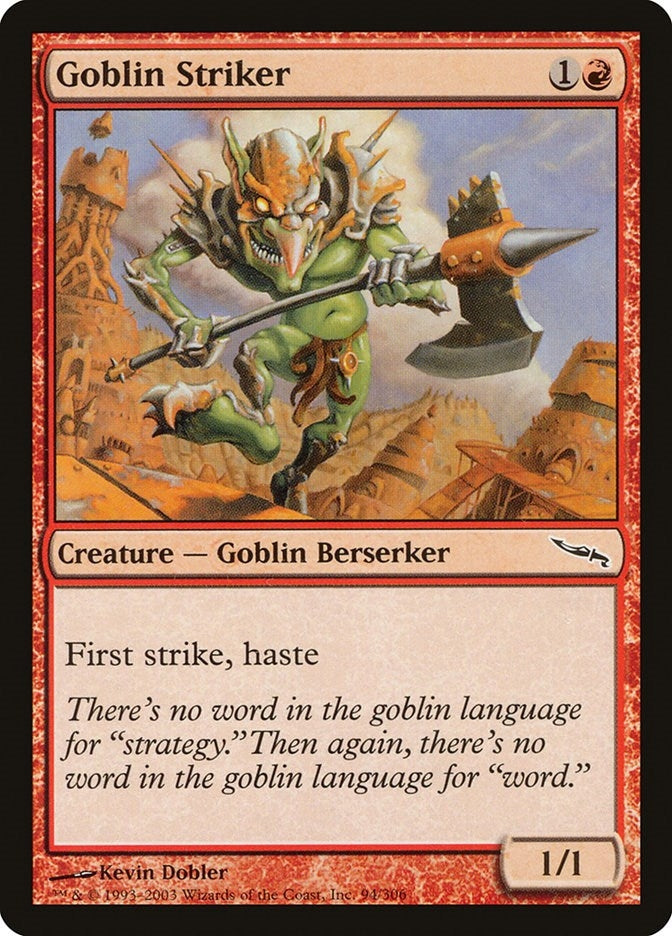 Image for Goblin Striker (94) [Mirrodin] - Magic: The Gathering