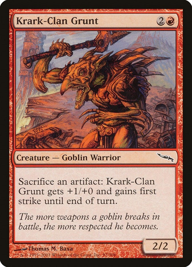 Image for Krark-Clan Grunt (97) [Mirrodin] - Magic: The Gathering