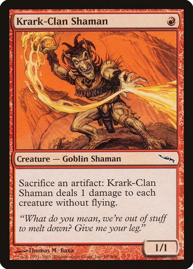 Image for Krark-Clan Shaman (98) [Mirrodin] - Magic: The Gathering