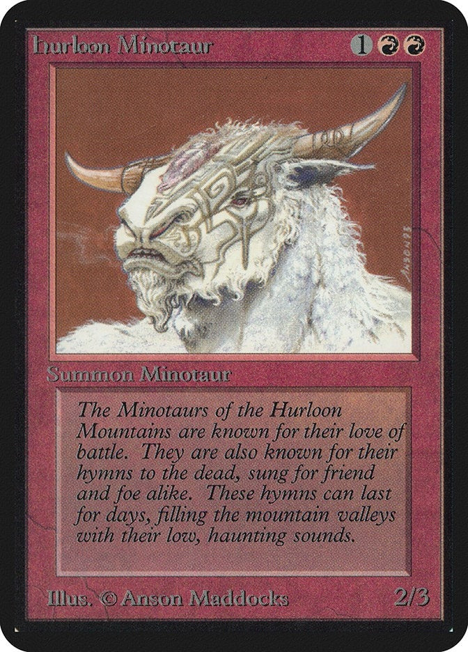 Image for Hurloon Minotaur [Alpha Edition] - Magic: The Gathering