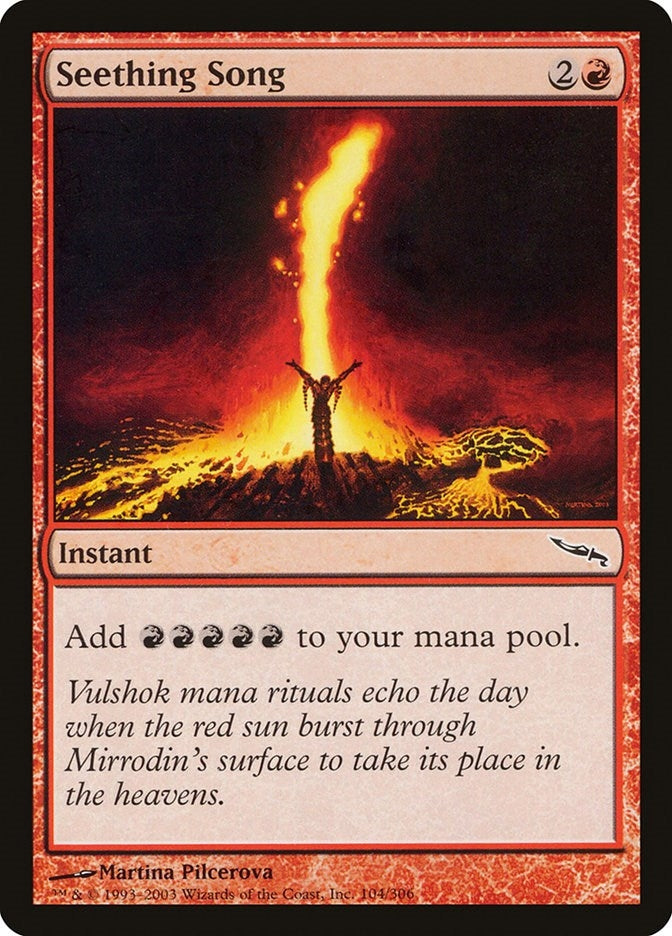 Image for Seething Song (104) [Mirrodin] - Magic: The Gathering