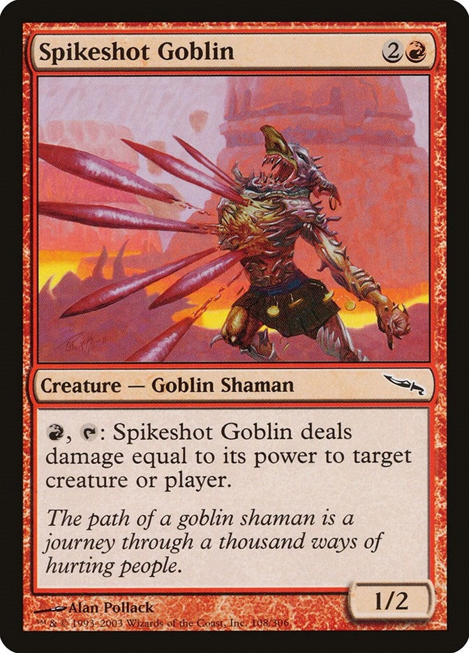 Image for Spikeshot Goblin (108) [Mirrodin] - Magic: The Gathering