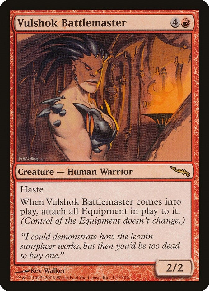 Image for Vulshok Battlemaster (110) [Mirrodin] - Magic: The Gathering