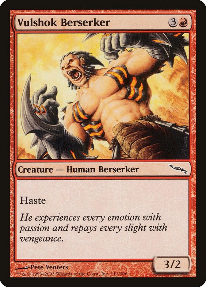 Image for Vulshok Berserker (111) [Mirrodin] - Magic: The Gathering