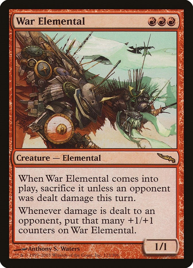Image for War Elemental (112) [Mirrodin] - Magic: The Gathering