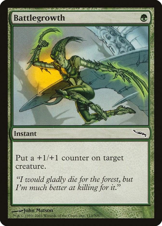 Image for Battlegrowth (113) [Mirrodin] - Magic: The Gathering