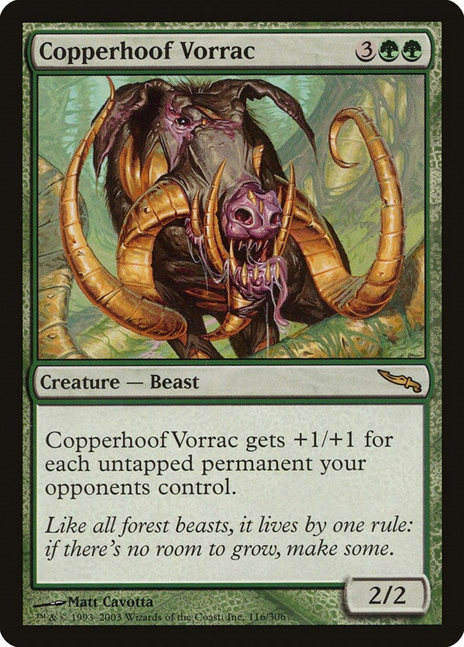 Image for Copperhoof Vorrac (116) [Mirrodin] - Magic: The Gathering