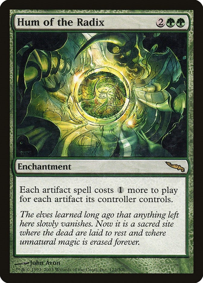Image for Hum of the Radix (122) [Mirrodin] - Magic: The Gathering