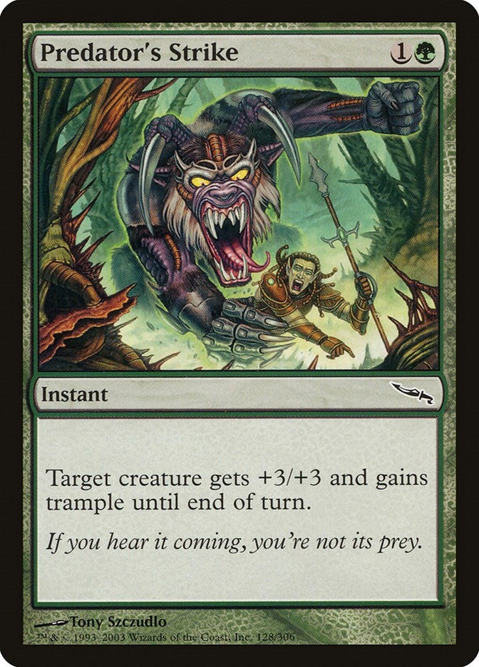 Image for Predator's Strike (128) [Mirrodin] - Magic: The Gathering