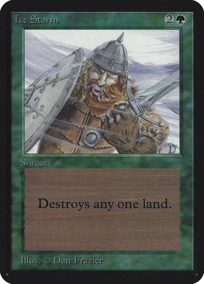 Image for Ice Storm [Alpha Edition] - Magic: The Gathering