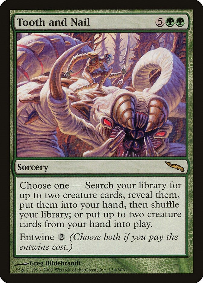 Image for Tooth and Nail (134) [Mirrodin] - Magic: The Gathering