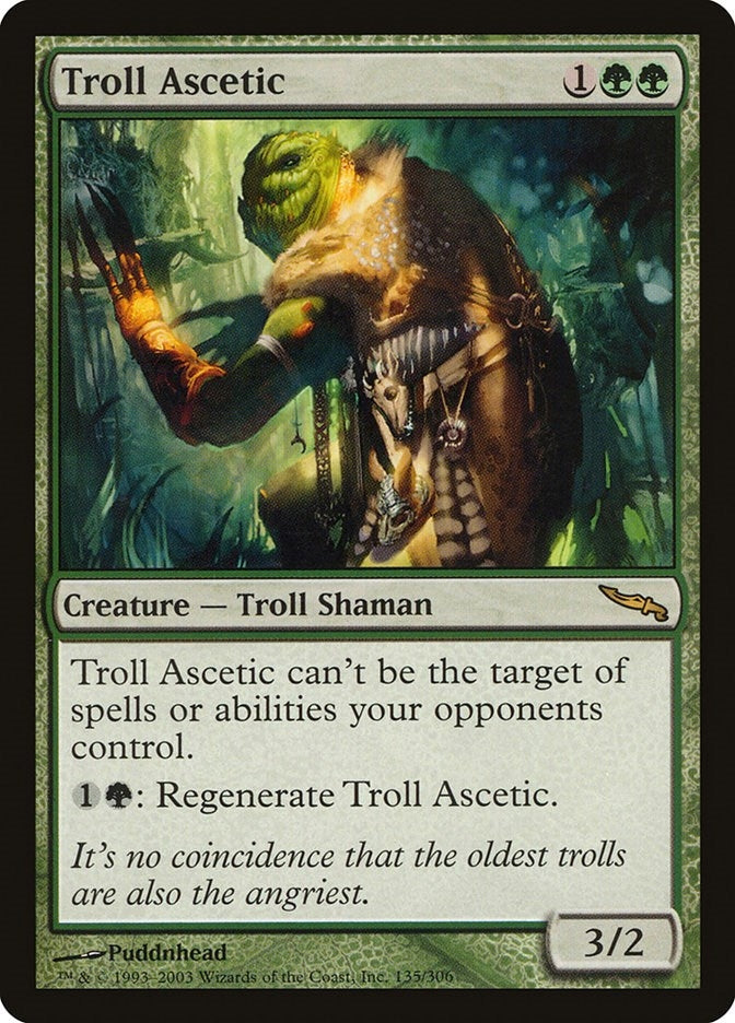 Image for Troll Ascetic (135) [Mirrodin] - Magic: The Gathering