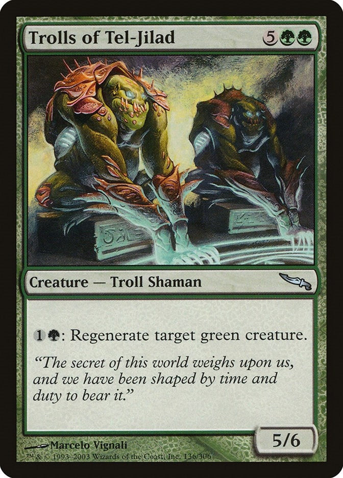 Image for Trolls of Tel-Jilad (136) [Mirrodin] - Magic: The Gathering