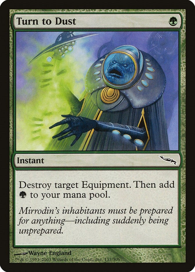 Image for Turn to Dust (137) [Mirrodin] - Magic: The Gathering