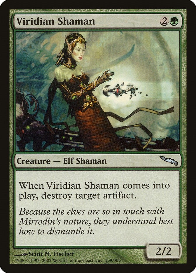 Image for Viridian Shaman (139) [Mirrodin] - Magic: The Gathering