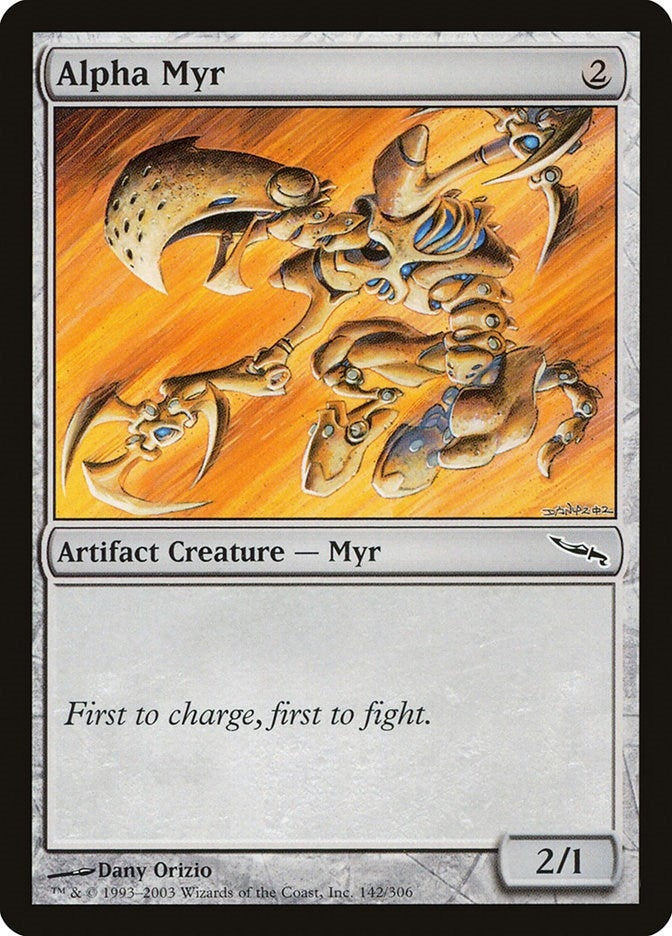 Image for Alpha Myr (142) [Mirrodin] - Magic: The Gathering