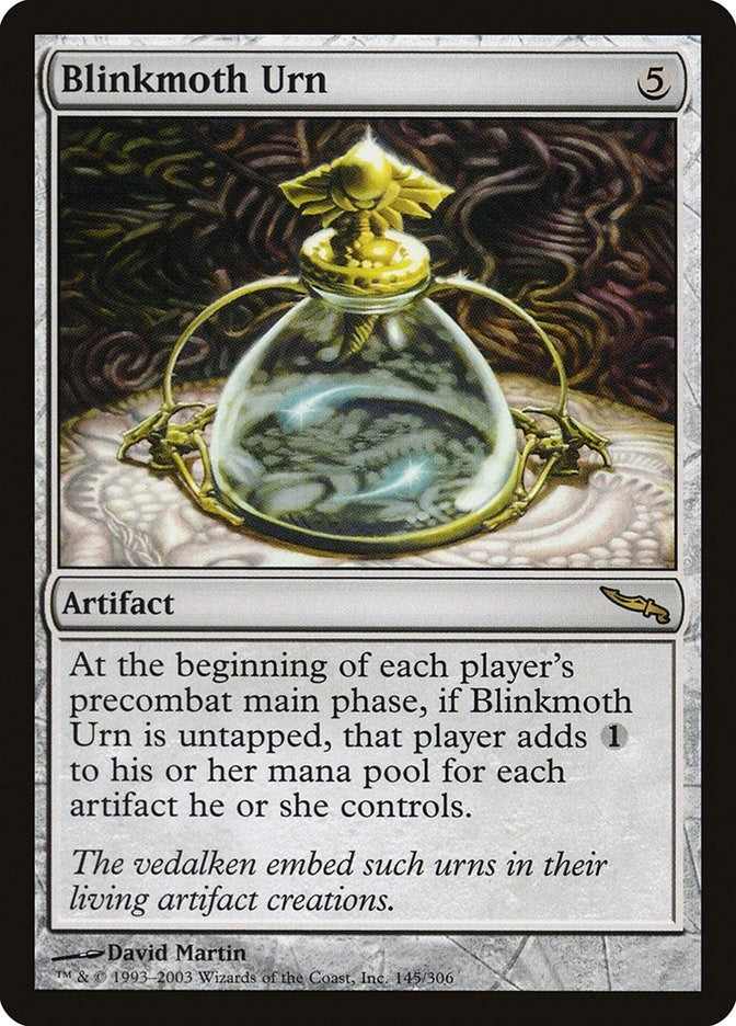 Image for Blinkmoth Urn (145) [Mirrodin] - Magic: The Gathering