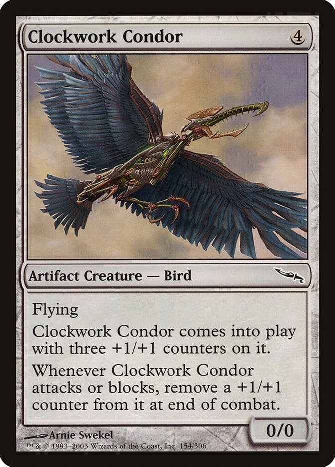 Image for Clockwork Condor (154) [Mirrodin] - Magic: The Gathering