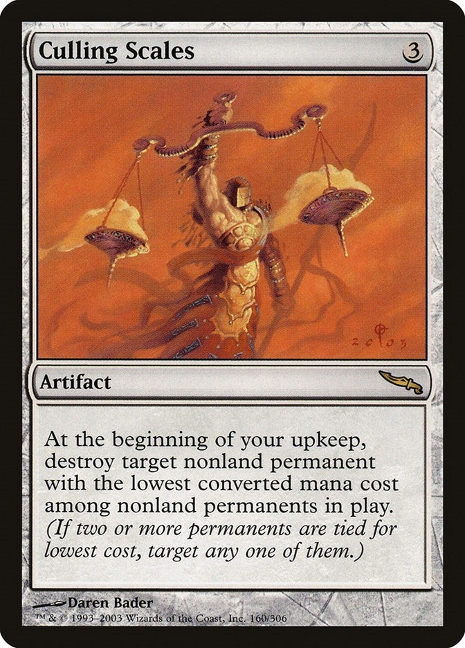 Image for Culling Scales (160) [Mirrodin] - Magic: The Gathering