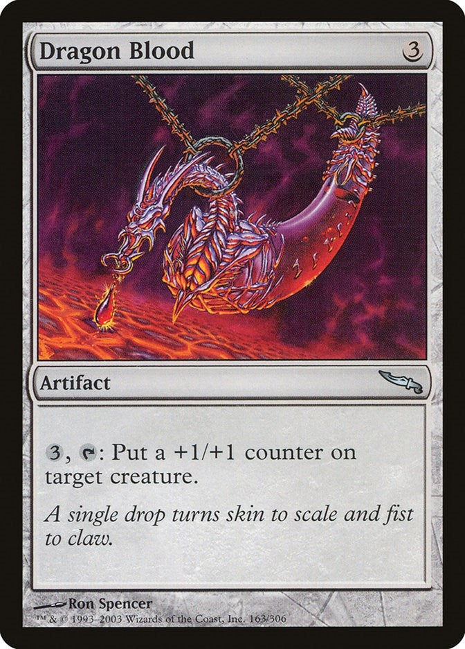 Image for Dragon Blood (163) [Mirrodin] - Magic: The Gathering