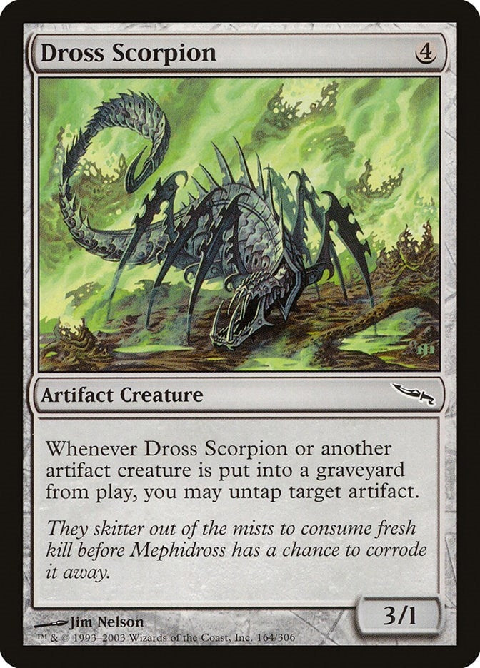 Image for Dross Scorpion (164) [Mirrodin] - Magic: The Gathering