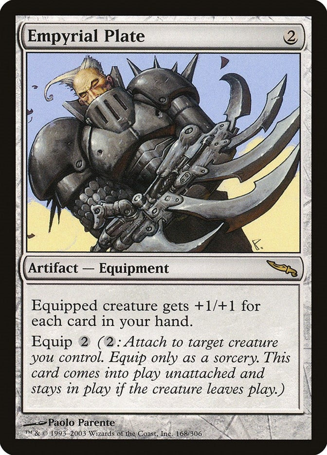 Image for Empyrial Plate (168) [Mirrodin] - Magic: The Gathering